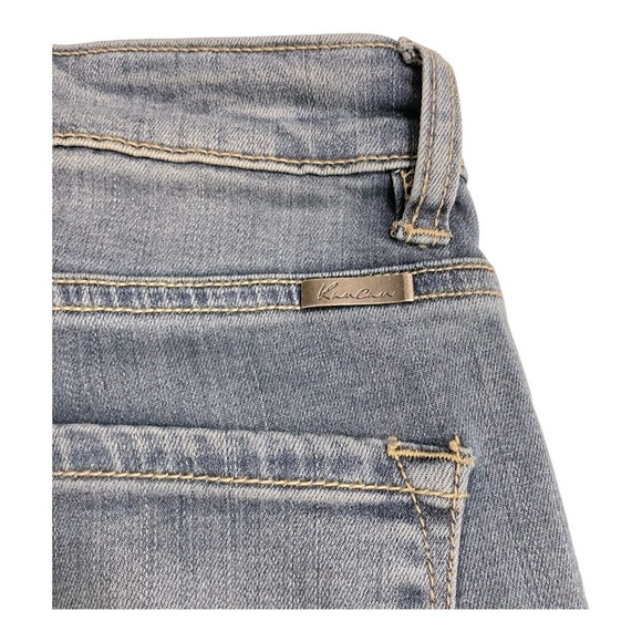 Kancan Estilo High Rise Ankle Skinny Buttonfly Raw Edge Hem Jeans 3/25 - Picture 6 of 12